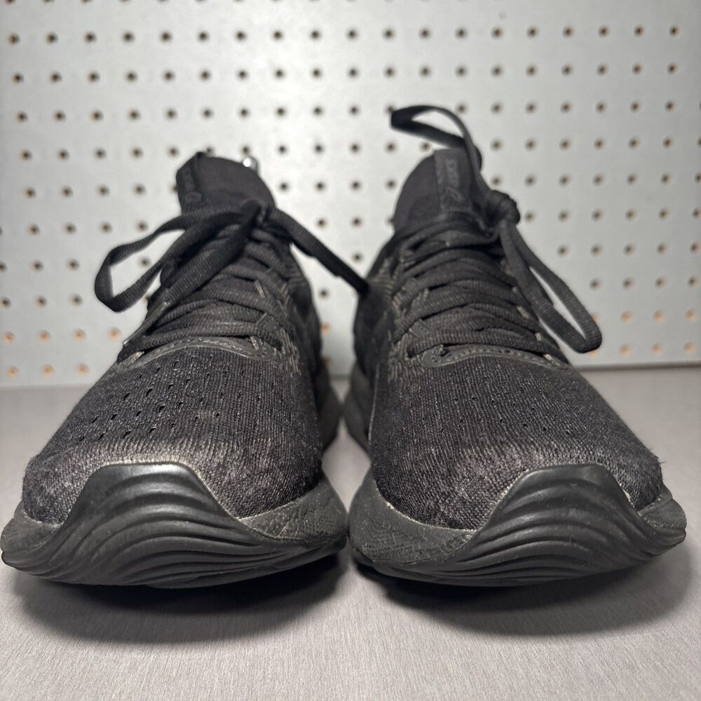 Asics Gel Nimbus 24 Running Shoes Womens Sz 8.5 Triple Black Sneakers Athletic - Picture 4 of 14
